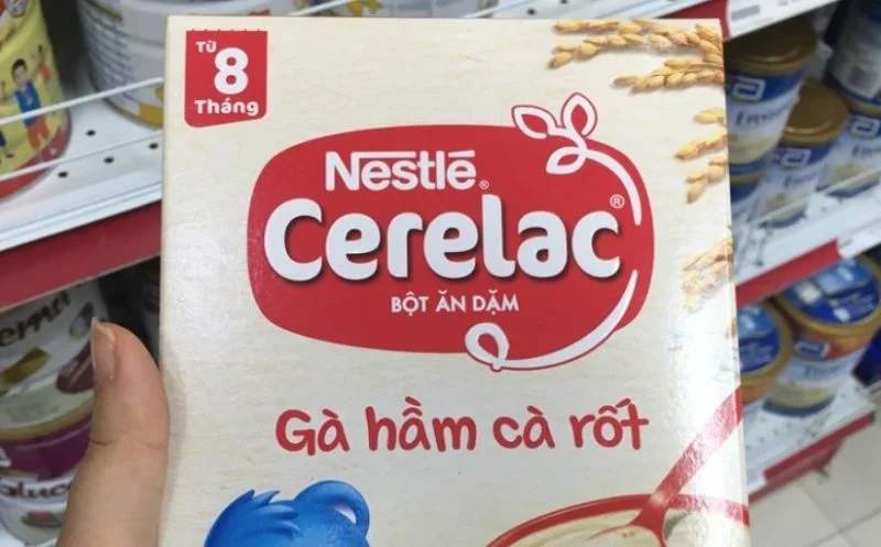 Nestle Cerelac Gà hầm và Cà rốt
