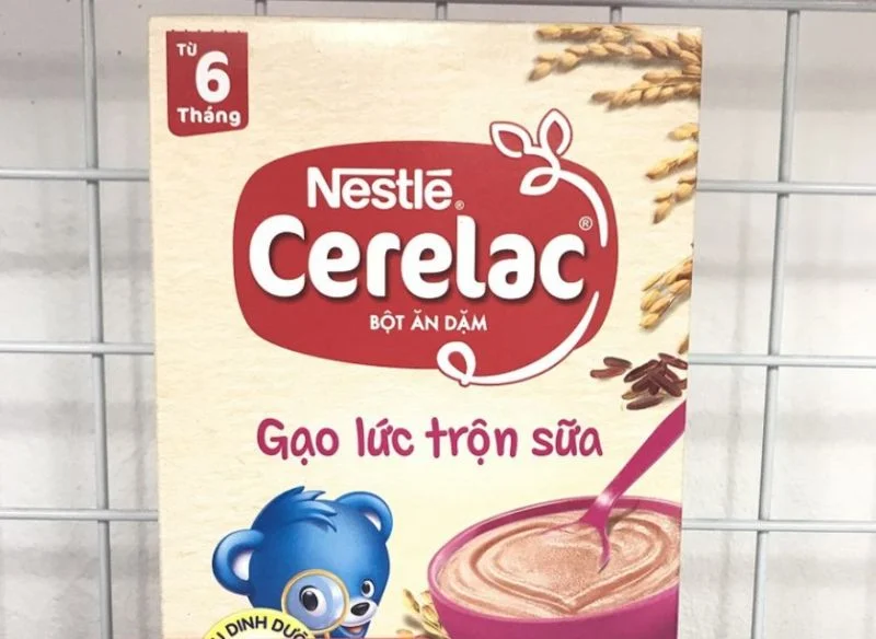 Nestle Cerelac Gạo lức trộn Sữa