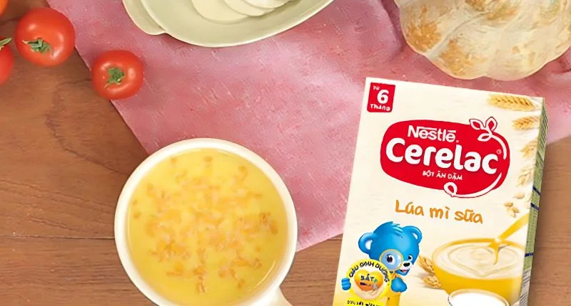 Nestle Cerelac Lúa mì và Sữa