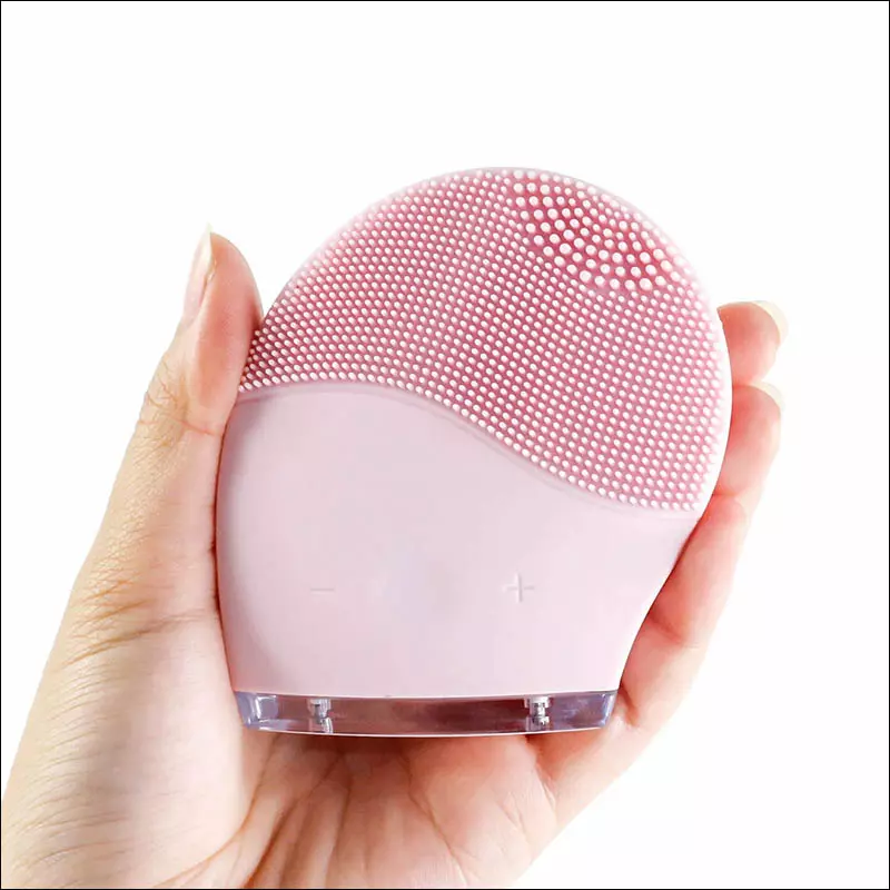 Máy rửa mặt công nghệ sóng rung, đầu gai silicon