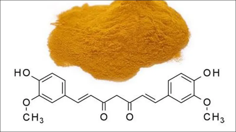 Công thức cấu tạo hóa học của Curcumin
