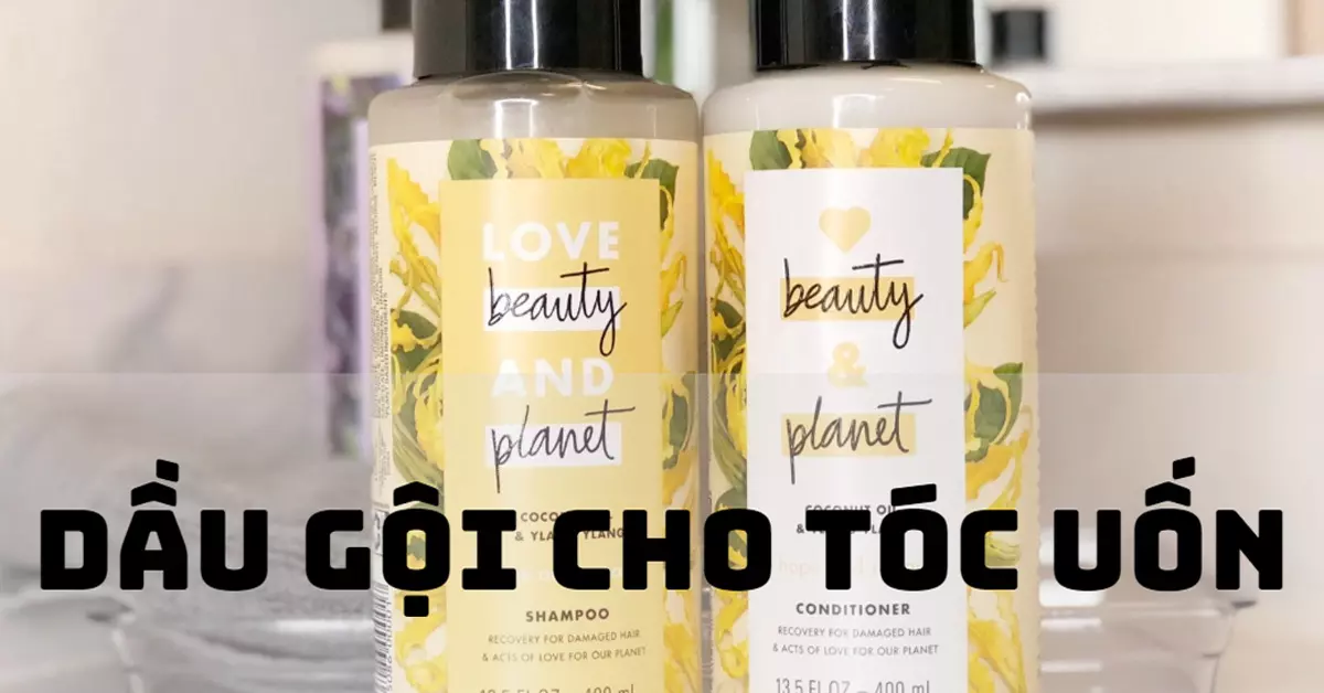 dầu gội cho tóc uốn