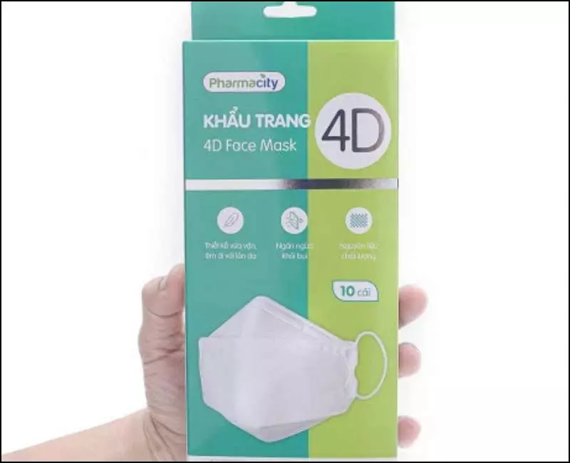 Khẩu trang 4D Pharmacity
