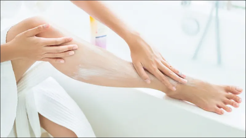 Sữa dưỡng thể có thể giảm đau gót chân khi đi giày cao gót