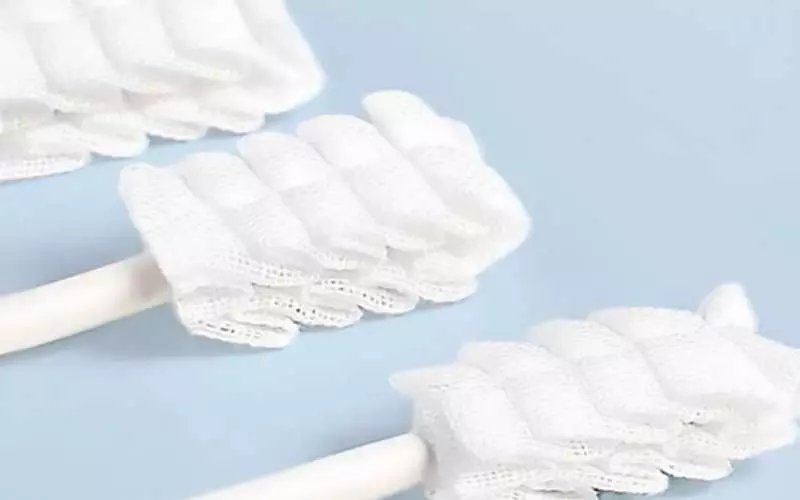 Vải xô dùng làm gạc lưỡi