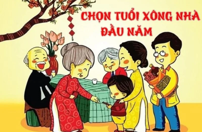 Cách chọn người để xông đất mang lại vận may