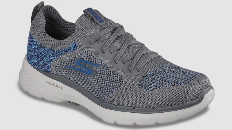 Giày Tập Luyện Nam Skechers Go Walk 6 216206-GYBL