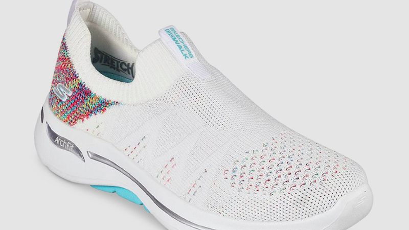 Giày Tập Luyện Nữ Skechers Go Walk Arch Fit 124478-WMLT