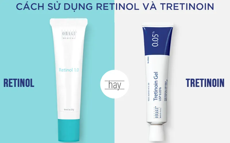 Dùng Retinol và Retinoids