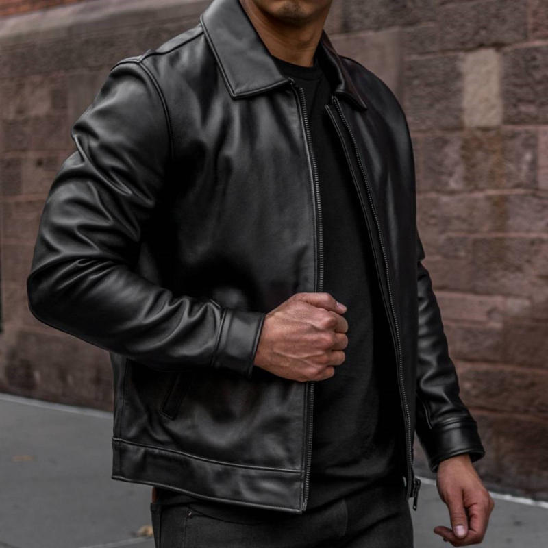 Jacket được làm bằng da