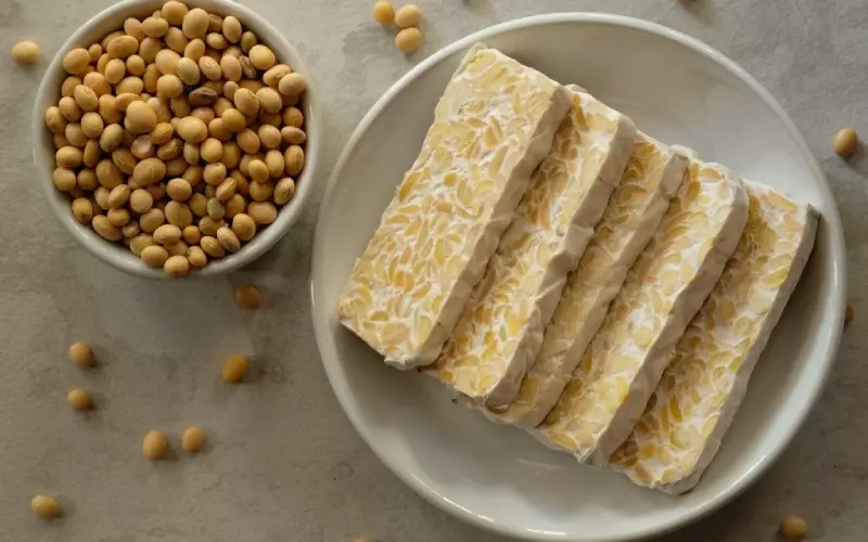 Tempeh là sản phẩm đậu nành lên men