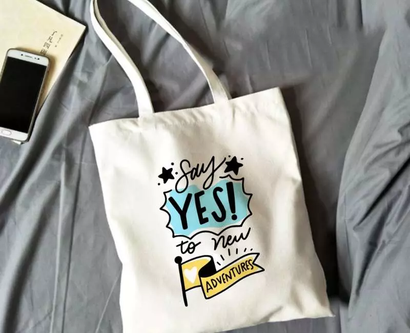 Túi in slogan