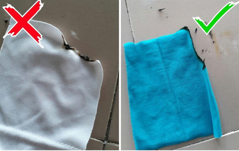 Vải cotton 100% không có mùi khét như nhựa