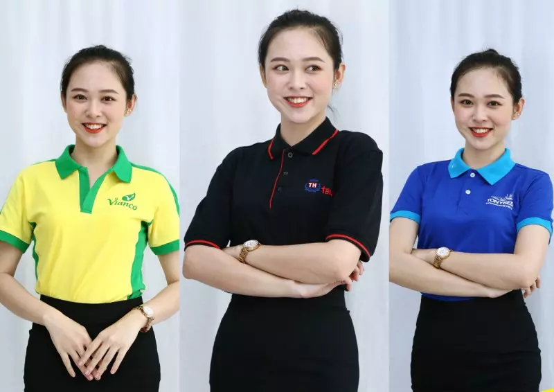 Dễ thấy nhất là được dùng làm đồng phục cho công nhân, học sinh