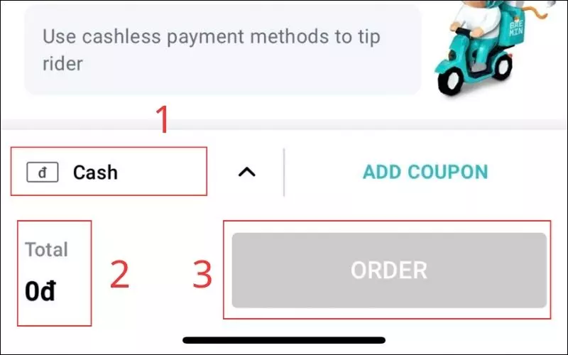 Kiểm tra lại địa chỉ, tổng tiền trên bill, cách thức thanh toán