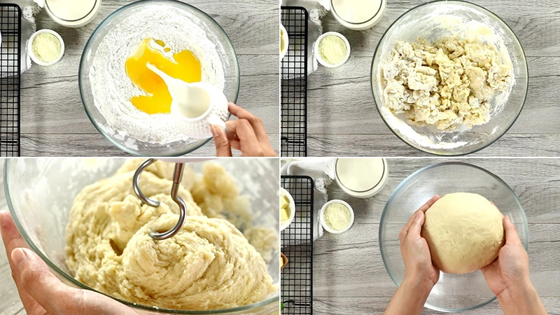 Các bước làm bánh donut