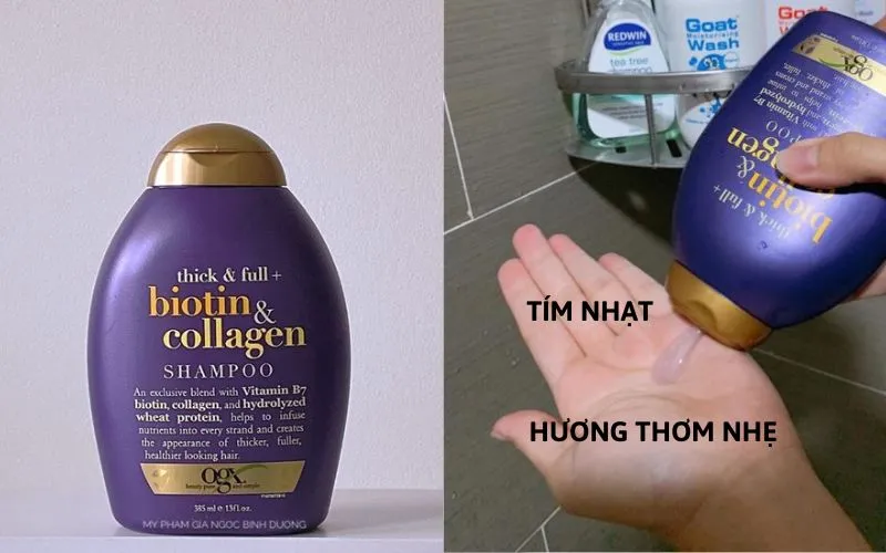 Phân biệt thật giả dầu gội Biotin thông qua mùi hương