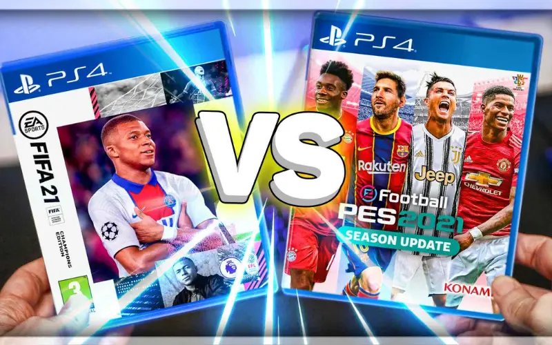 Sự khác biệt giữa series PES và FIFA