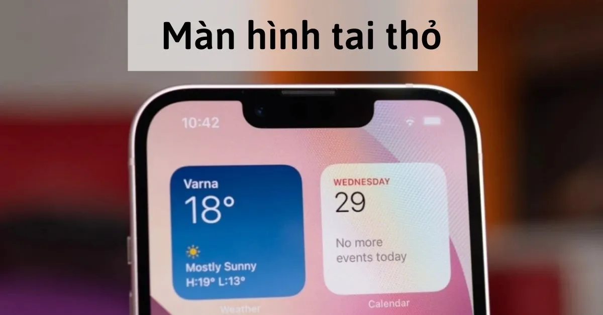 Màn hình tai thỏ là gì? Tìm hiểu về màn hình tai thỏ trên iPhone