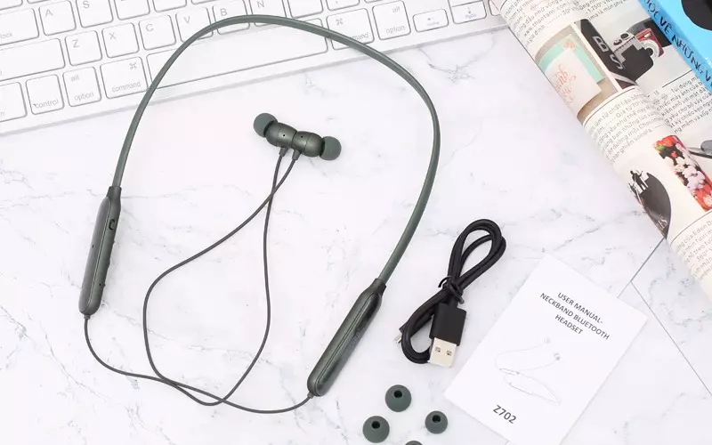 Tai nghe Bluetooth Thể Thao Mozard Z702 có cổng sạc vô cùng phổ biến
