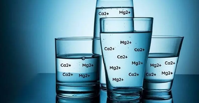 Độ cứng của nước được xác định trên nồng độ của các cation kim loại là Ca2 + và Mg2 +