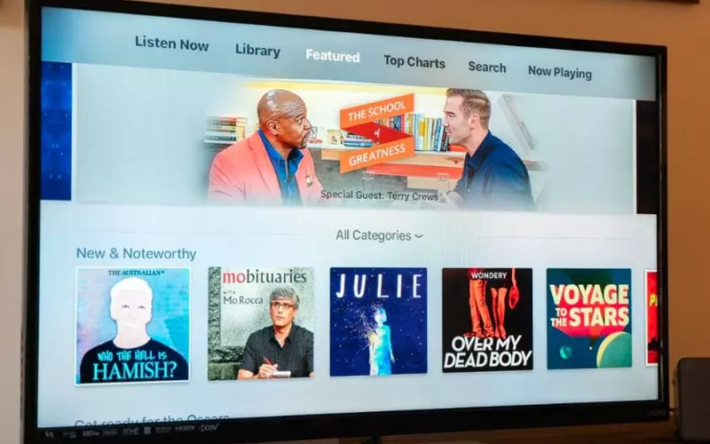 Với một số ứng dụng bạn đã có thể nghe Podcast trên TV