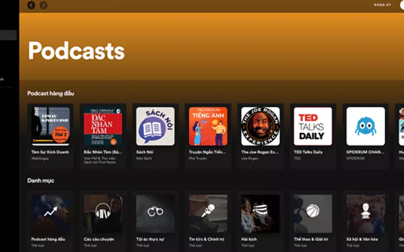 Một nền tảng nghe Podcast miễn phí