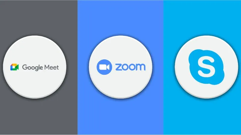 So sánh giữa Skype với Google Meet và Zoom