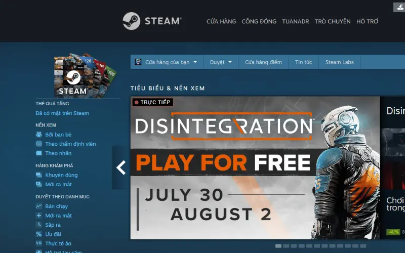 Steam chính là cửa hàng phân phối game mà bạn cần trả tiền để mua được chúng