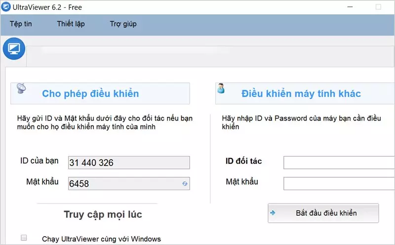 Giao diện thân thiện với người dùng