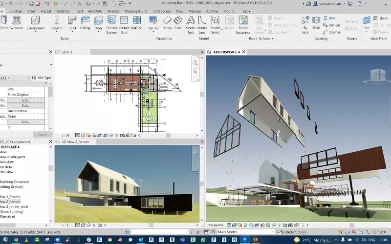 Revit có 3 tính năng chính