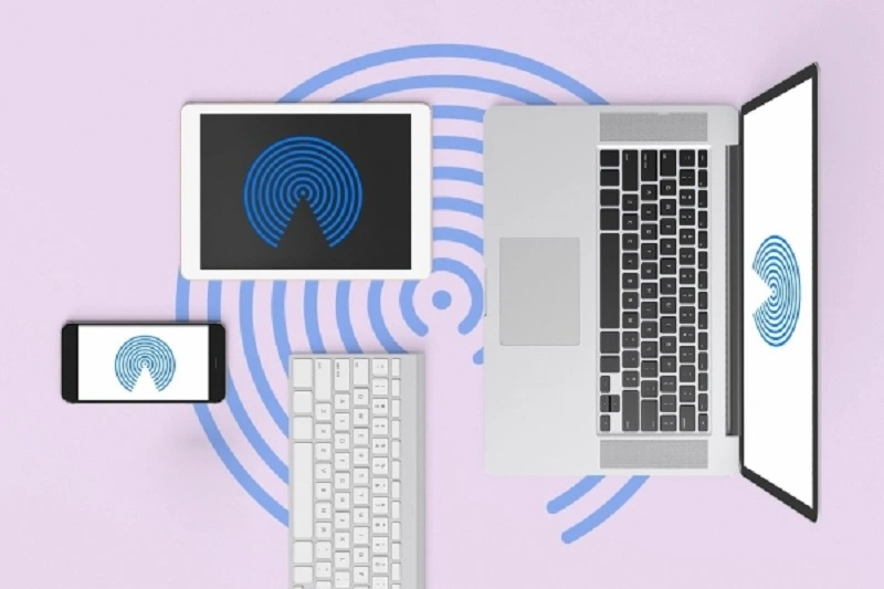 AirDrop được tích hợp với iPhone, iPad, iMac, Macbook