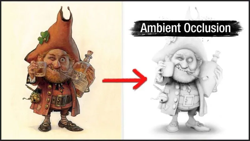 Ambient Occlusion là một loại kỹ thuật đồ họa xây dựng trong game 3D