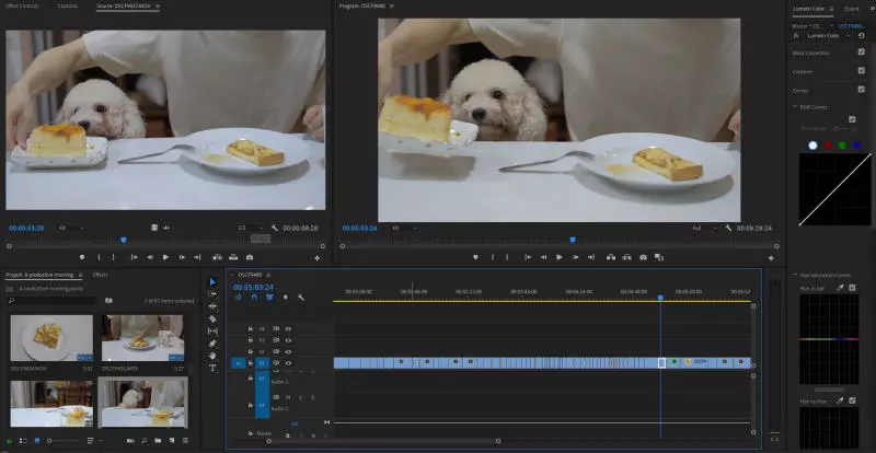 Chỉnh sửa các đoạn video, vlog nhanh chóng