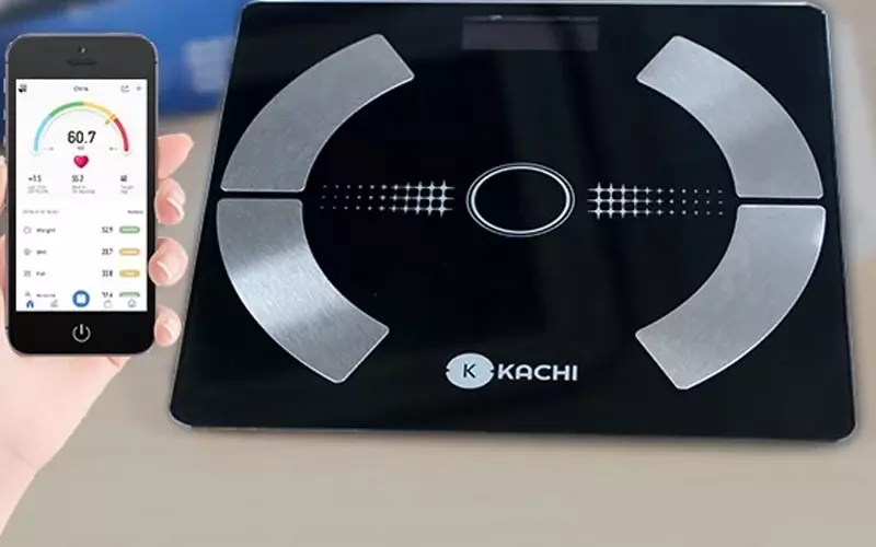 Cân Kachi sử dụng pin 3A, vô cùng dễ tìm và dễ mua.