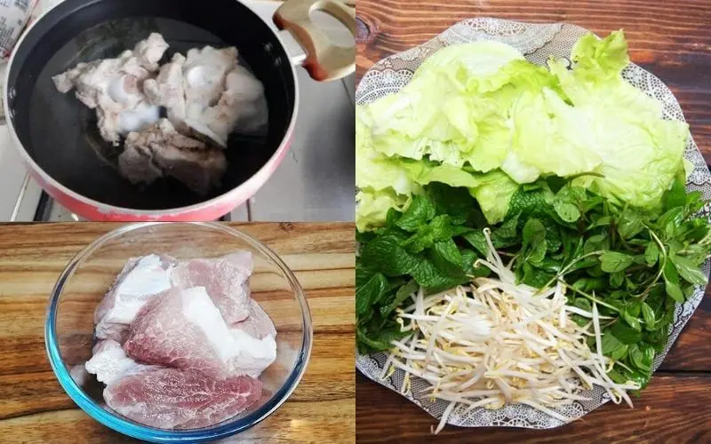 Sơ chế các nguyên liệu