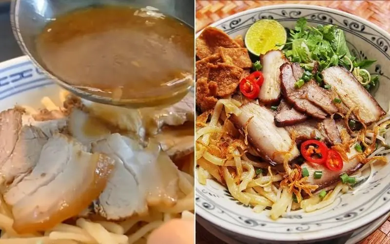 Bày trí món cao lầu ra tô