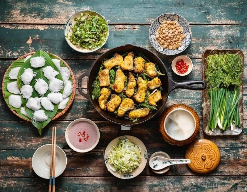 Nguyên liệu làm chả cá lã vọng