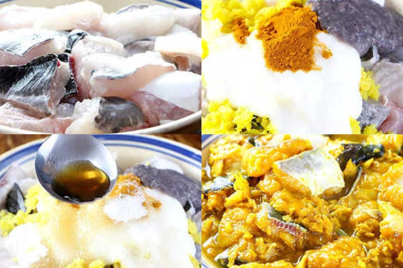 Sơ chế cá lăng