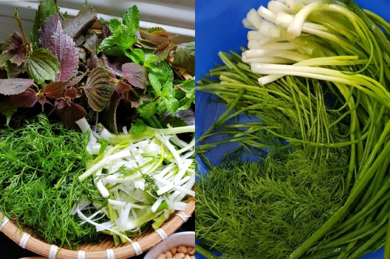 Sơ chế các nguyên liệu ăn kèm