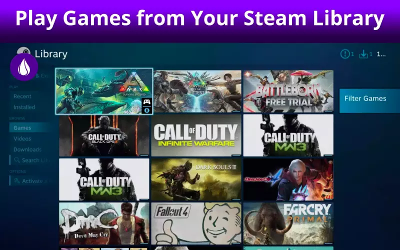 LiquidSky hỗ trợ chơi game trên điện thoại và máy tính