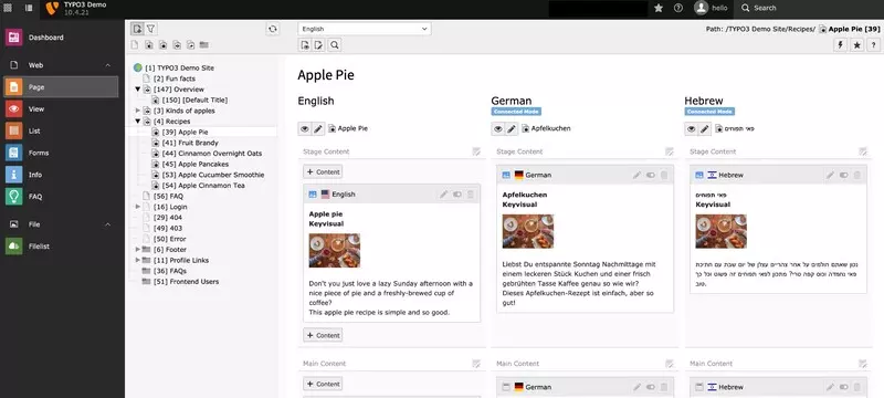 TYPO3 là hệ thống CMS được viết bằng ngôn ngữ PHP