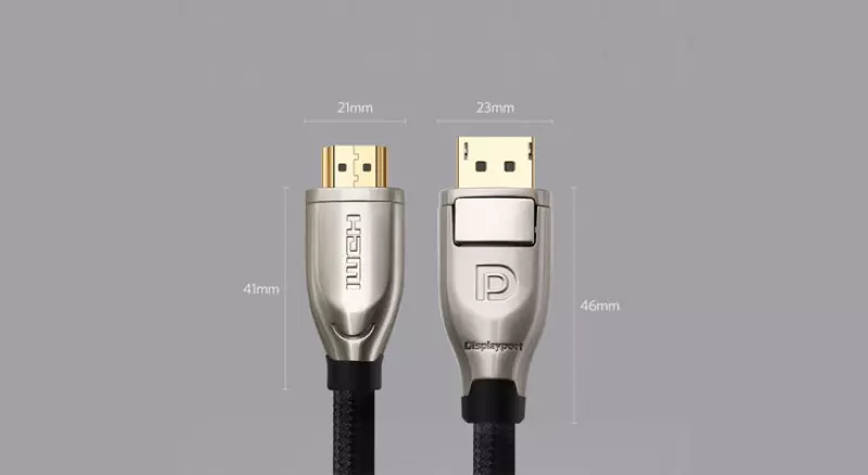 Đầu nối DisplayPort có 2 biến thể chỉ khác nhau về mặt kích thước