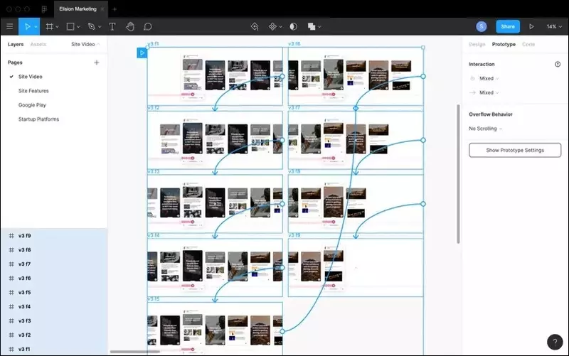 Thiết kế nhiều layout trong một sản phẩm