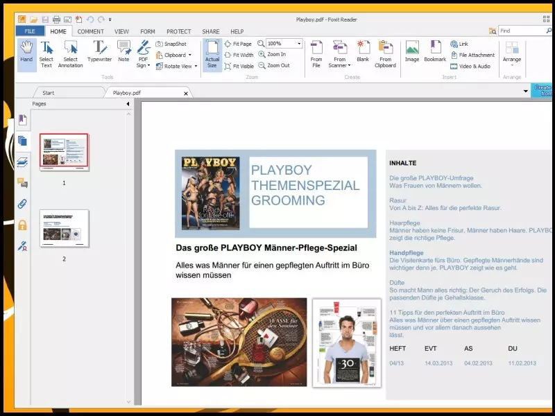 Giao diện của Foxit Reader khá giống với giao diện của các Microsoft Office