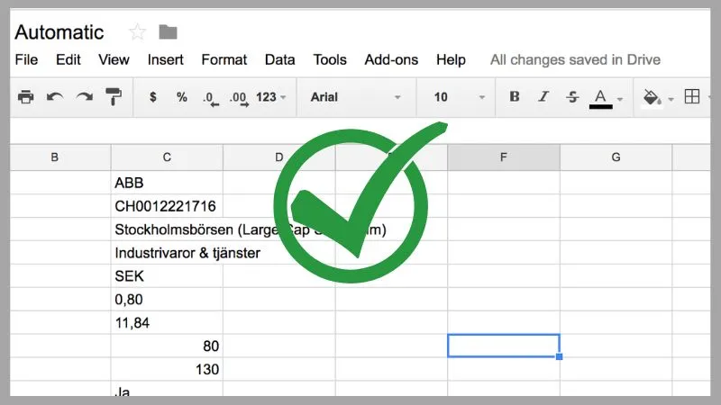 Tất cả thay đổi trong Google Sheets sẽ tự động được lưu trên máy chủ của Google