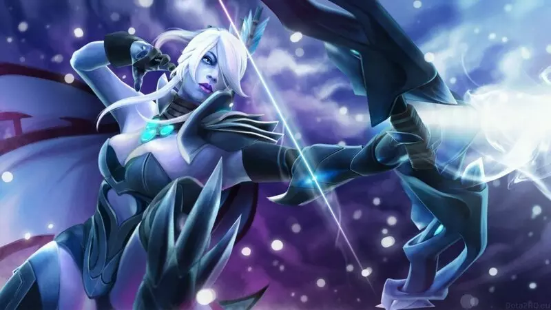 imba là gì - Drow Ranger đảm nhận vị trí của một Carry