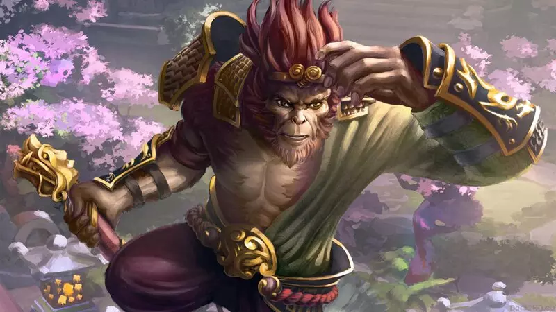Monkey King có tính năng linh hoạt cao đạt được bằng cách sử dụng kỹ năng Tree Dance