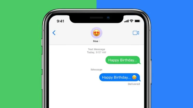 Sự khác nhau giữa iMessage và SMS