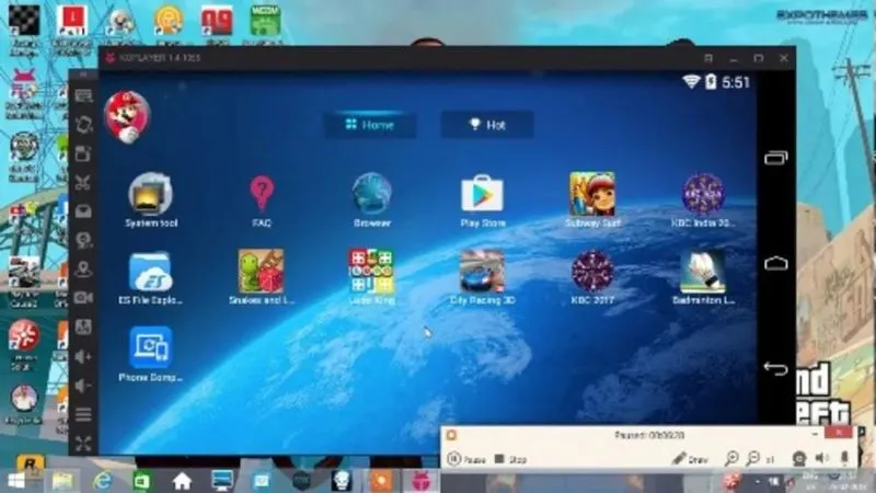 Cho phép quay màn hình khi đang chơi game